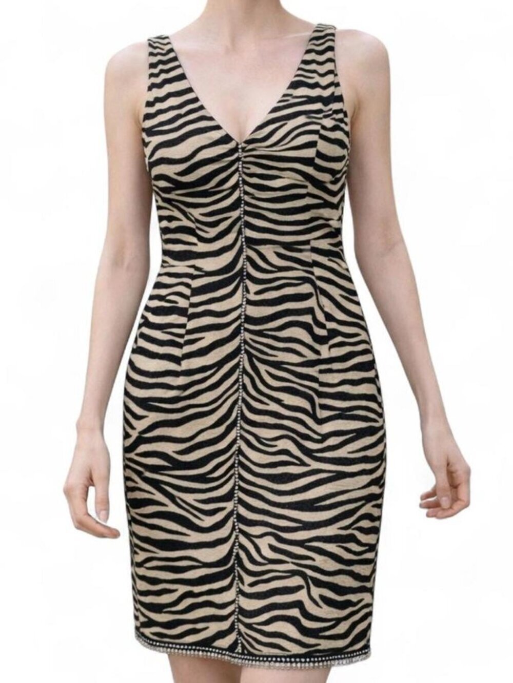 Robbie Bee Leopard Print Dress​ NWOT